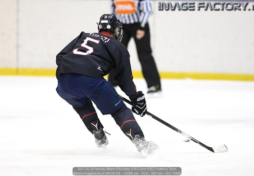 2017-02-25 Hockey Milano Rossoblu U16-Como (5-9)